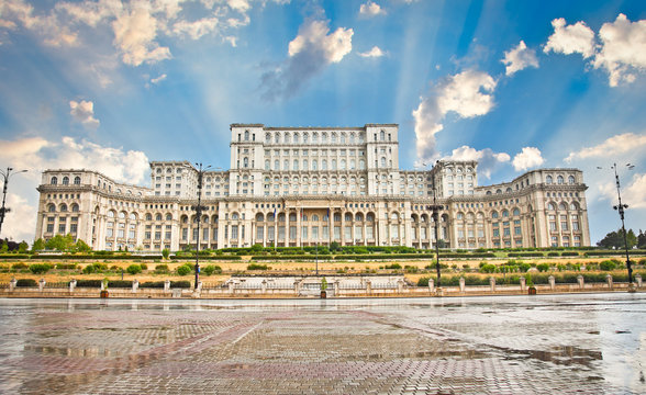 Parliament building  in Bucharest. Romania.