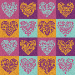 valentine hearts pattern