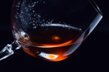 snifter with brandy