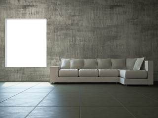 Livingroom with sofa