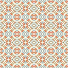 Design for seamless tiles with geometric lines and squares