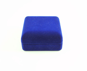 Blue velvet box