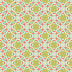 Design for seamless tiles with geometric lines and squares