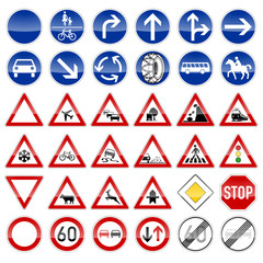 verkehrszeichen v2 sammlung I