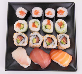 assortment of sushi