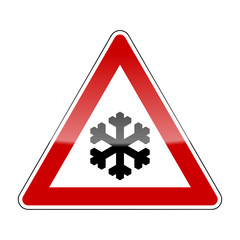 verkehrszeichen v2 glätte I