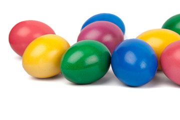 Bunter Ostereier Freisteller