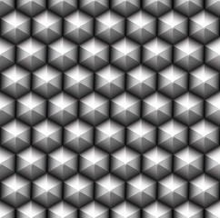 Grid of seamless hexagons