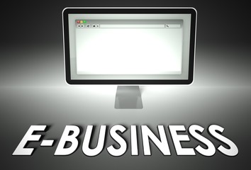 Computer and web browser with E-business, E-commerce