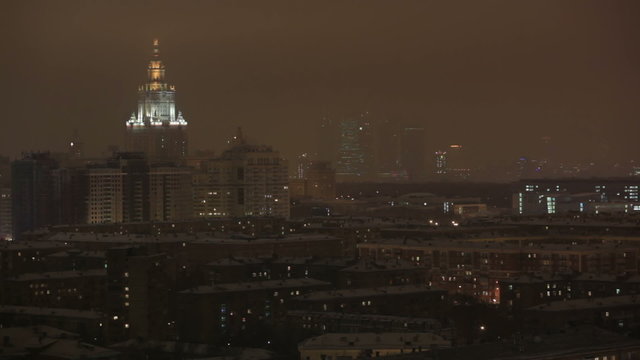Main building of Moscow State University.
