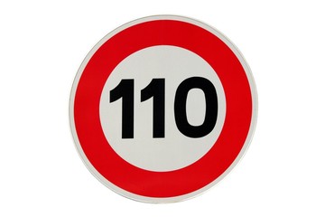Limitation de vitesse à 110 km/h