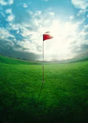 Selbstklebende Fototapeten Terrain de golf © walain