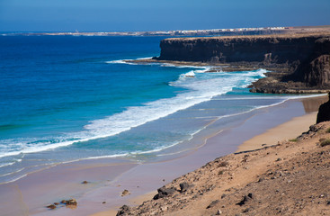 West coast of Fuerteventura
