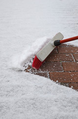 Schnee kehren und fegen