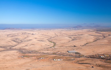 Fuerteventura, view north from Tindaya