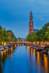 Fototapeta premium Zachodni kościół w Amsterdamie