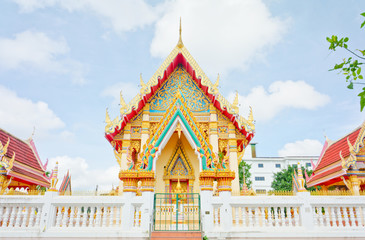 Buddha church at the Thai temple