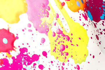 Paint splashes