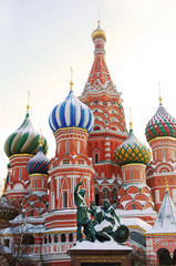 Fototapeta premium St. Basil Cathedral, Red Square, Moscow, Russia.