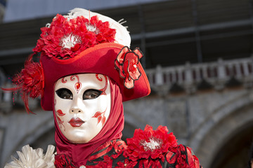 Maske in Venedig zum Karneval