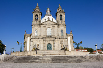 Fototapeta na wymiar Sanktuarium Sameiro, Braga, Portugalia