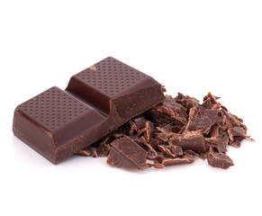 Chopped chocolate  bars