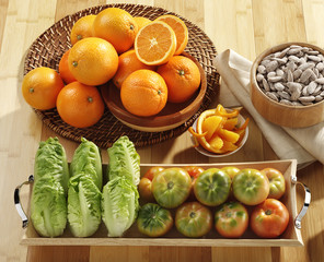 fresh fruits and vegetables