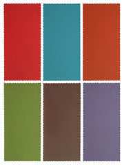 Blank leather banners