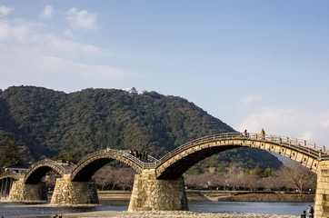 Photo sur Plexiglas Le pont Kintai Pont Iwakuni Kintaikyo