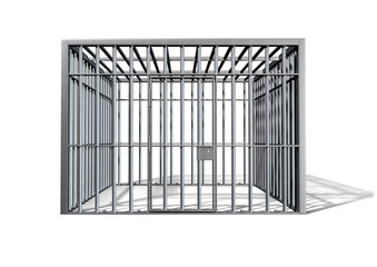 Jail Holding Cell Isolated Front