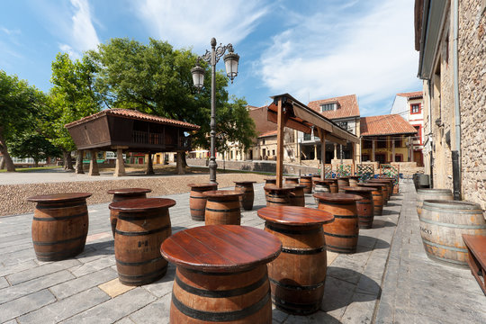 Square of Aviles, Asturias, Spain