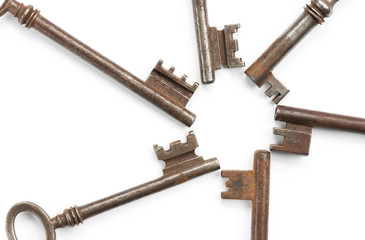 Old Key Forming a Circle