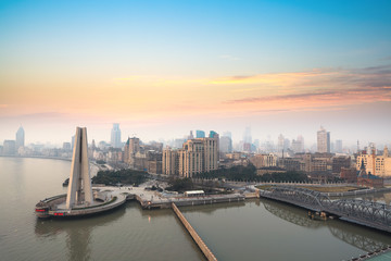 Fototapeta na wymiar shanghai świcie