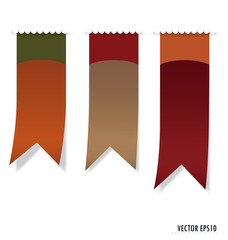 Set of labels with place for text. Vector illustration.