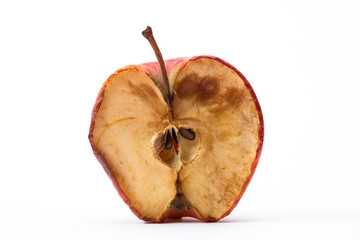 Half a rotten apple - Powered by Adobe