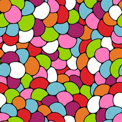Seamless abstract hand-drawn pattern.