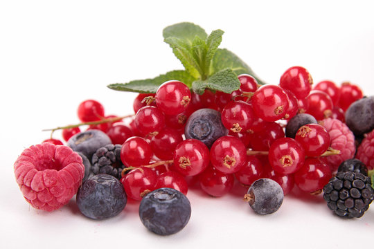 assortment of berries fruits