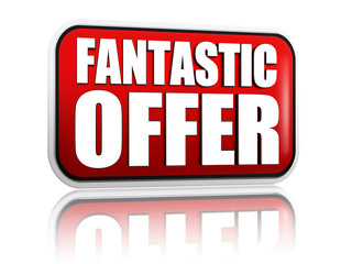fantastic offer red banner