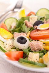 fresh vegetable salad