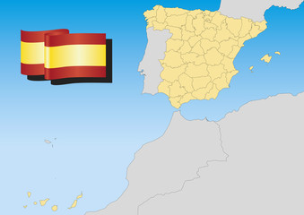 Spain Map Lambert