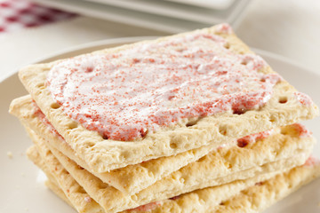 Hot Strawberry Toaster Pastry