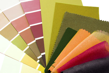 repair and decoration color samples planning