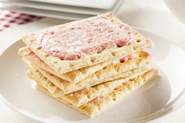 Hot Strawberry Toaster Pastry
