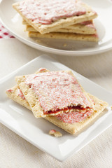 Hot Strawberry Toaster Pastry
