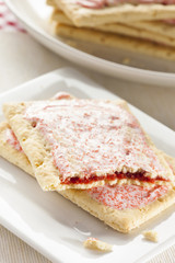 Hot Strawberry Toaster Pastry