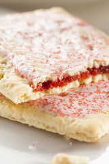 Hot Strawberry Toaster Pastry