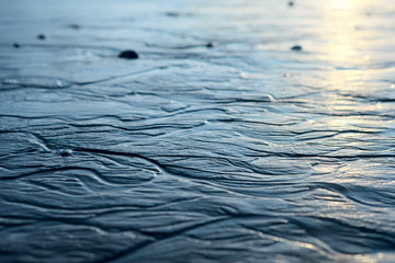 Wet sand pattern