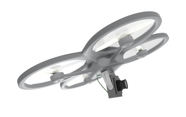 Quadrocopter with camera