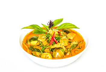 red curry ready for serve