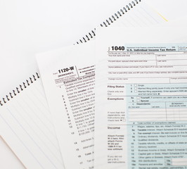 Obraz premium Income Tax Document